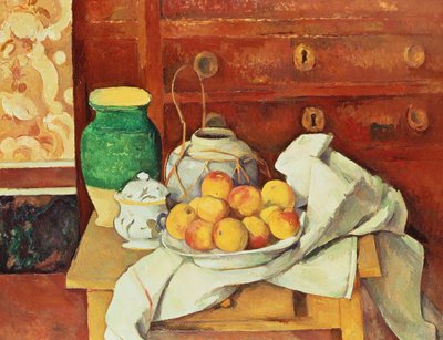 Natura morta con un cassettone, 1883-87 da Paul Cézanne